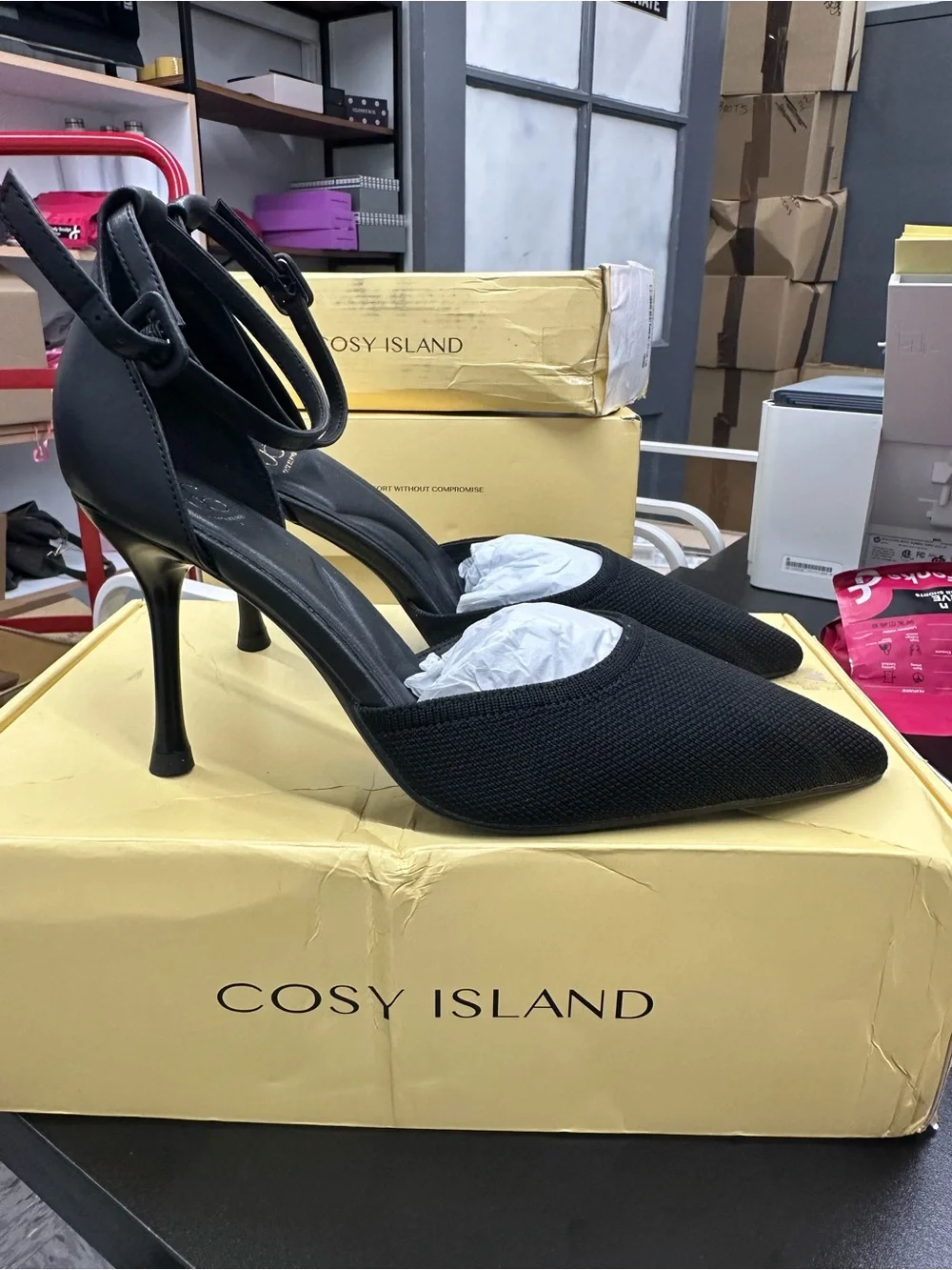 Cosy island heels